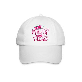 Don't Denim Me This - Baseball Cap - white/white - Front