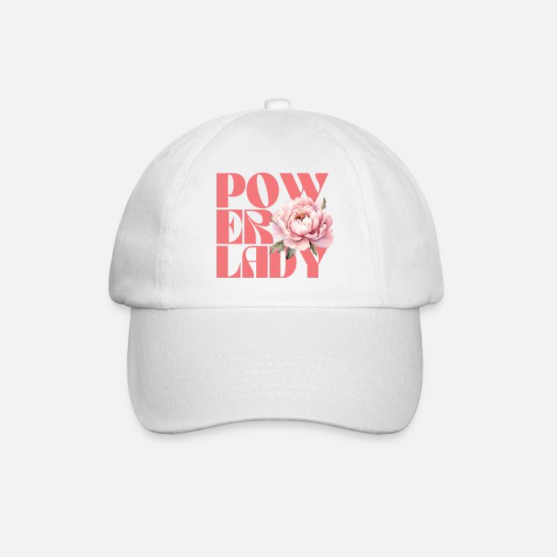 Dame de pouvoir - Casquette classique - blanc/blanc