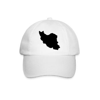Iran Silhouette - Baseball Cap - white/white - Front