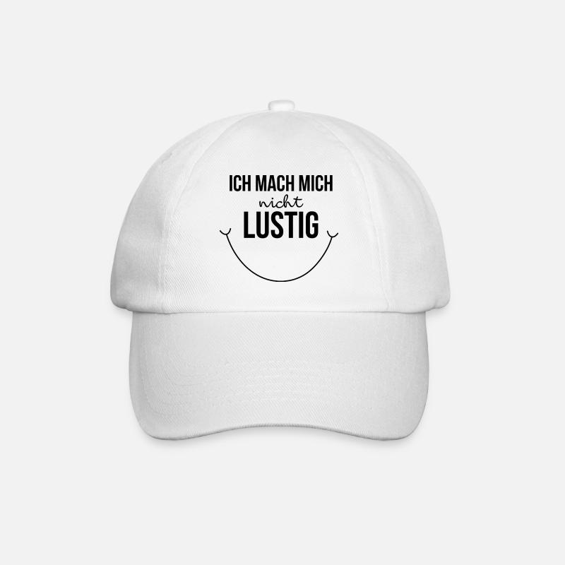 Cool à dire - je ne me moque pas de moi-même - Casquette classique - blanc/blanc