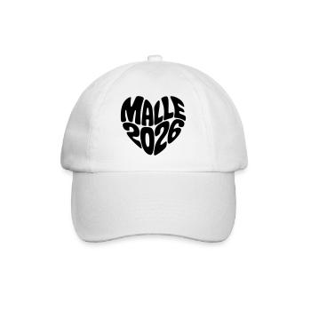 Malle 2026 - Casquette classique - blanc/blanc - Devant