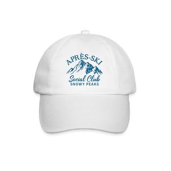 Après Ski Social Club Snowy Peaks - Casquette classique - blanc/blanc - Devant