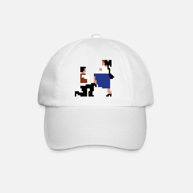 Šij, luby šewco šij... - Casquette classique - blanc/blanc