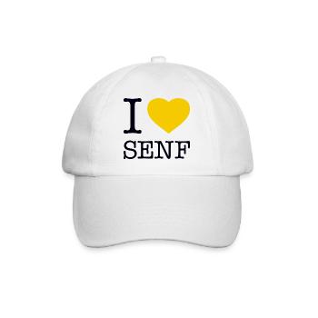J’adore la moutarde - Casquette classique - blanc/blanc - Devant