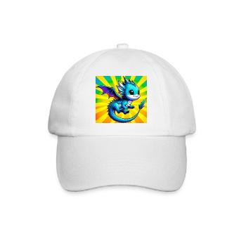 dragon - Baseball Cap - white/white - Front