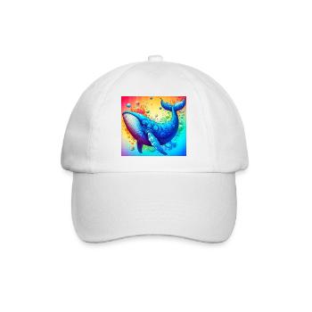 baleine - Casquette classique - blanc/blanc - Devant