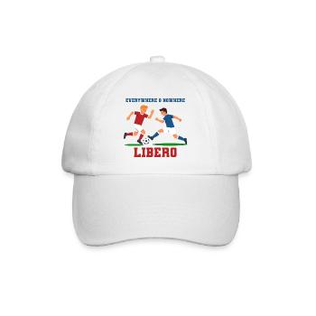 Illustration du duel de football de libero - Casquette classique - blanc/blanc - Devant