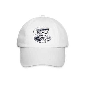 Not Everybodies Cup Of Tea - Baseballkappe - Weiß/Weiß - Vorne