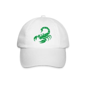 Scorpio – Power & Mystery - Baseball Cap - white/white - Front