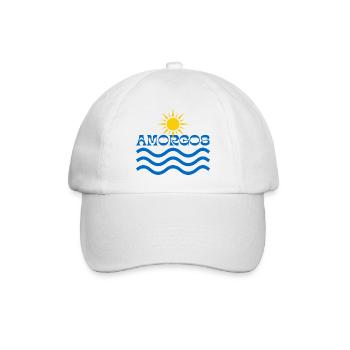Amorgos Sun Waves  - Baseball Cap - white/white - Front