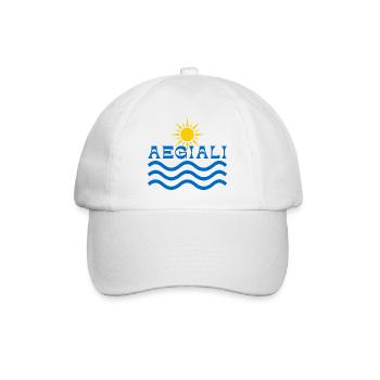 Soleil et Vagues d’Aegiali - Casquette classique - blanc/blanc - Devant