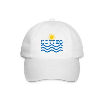 Kottes Sun Waves  - Baseball Cap - white/white - Front
