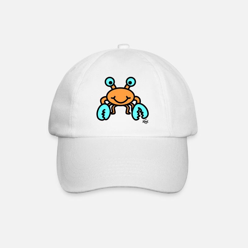Cancer big - Baseball Cap - white/white