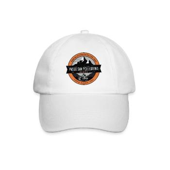 Passo San Pellegrino Dolomites Motorcycle t-shirt  - Casquette classique - blanc/blanc - Devant