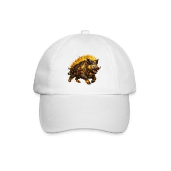 Gullinborsti – The Golden Boar of the Vikings - Baseball Cap - white/white - Front