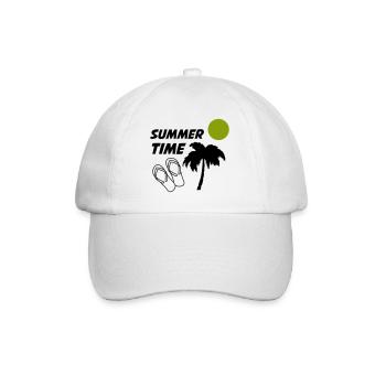 Summertime - Baseball Cap - white/white - Front
