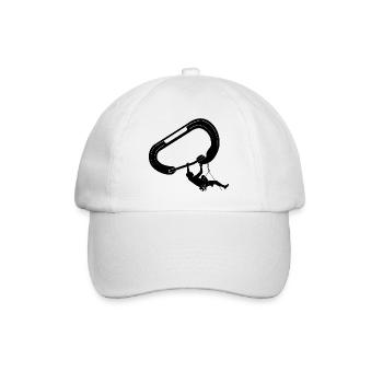 klettern bouldern felsklettern berge Bergsport - Baseballkappe - Weiß/Weiß - Vorne