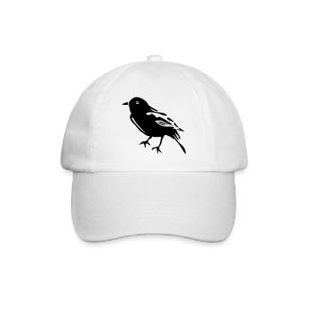 Spatz - Baseballkappe - Weiß/Weiß - Vorne