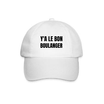y a le bon boulanger - Casquette classique - blanc/blanc - Devant