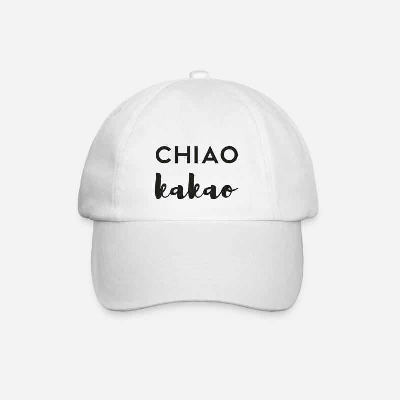 Chiao kakao - Baseballkappe - Weiß/Weiß
