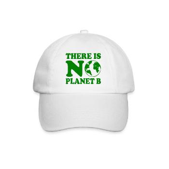 There is no planet b - Casquette classique - blanc/blanc - Devant