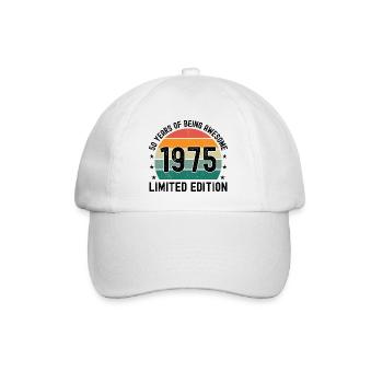50 Years Of Being Awesome 1975 Limited Edition - Baseball Cap - white/white - Front