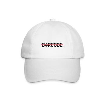 B4RCODE. Frappe noire - Casquette classique - blanc/blanc - Devant