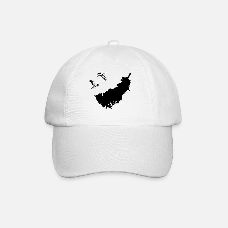 Cranes - Baseball Cap - white/white