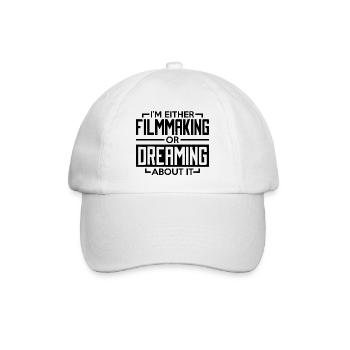 Film film cinéaste caméra réalisateur - Casquette classique - blanc/blanc - Devant