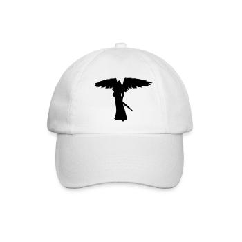 Winged shadow - Baseball Cap - white/white - Front