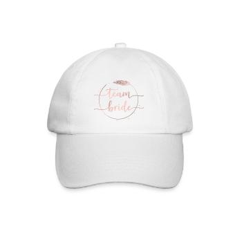 Boho Feder Cercle équipe Bride personnalisable - Casquette classique - blanc/blanc - Devant