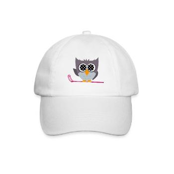 Floorball Floorball « Floorball-owl » unihoc - Casquette classique - blanc/blanc - Devant
