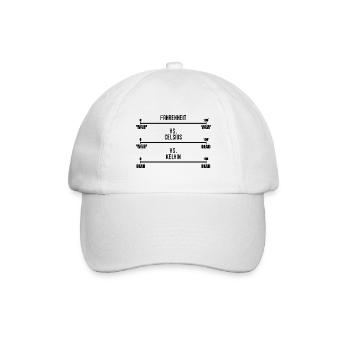 Science Humour Chemistry Thermodynamics Joke Funny - Baseball Cap - white/white - Front