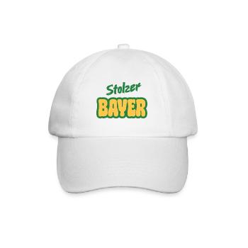 Stolzer Bayer - Baseballkappe - Weiß/Weiß - Vorne