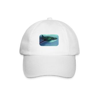 Walhai whale shark - Baseballkappe - Weiß/Weiß - Vorne