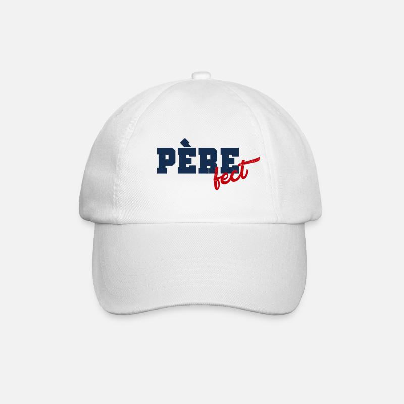 Père fect - Casquette classique - blanc/blanc