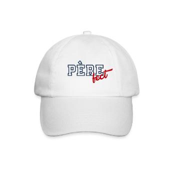 Père fect - Casquette classique - blanc/blanc - Devant