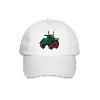 customog - Baseballkappe - Weiß/Weiß - Vorne