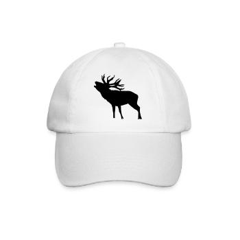 deer - Casquette classique - blanc/blanc - Devant