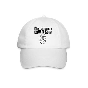 Das freche Küken Freundin Mädchen Kind Geschenk - Baseballkappe - Weiß/Weiß - Vorne