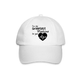 Sweetest Medicine Médecine médecin cadeau Rengaine - Casquette classique - blanc/blanc - Devant