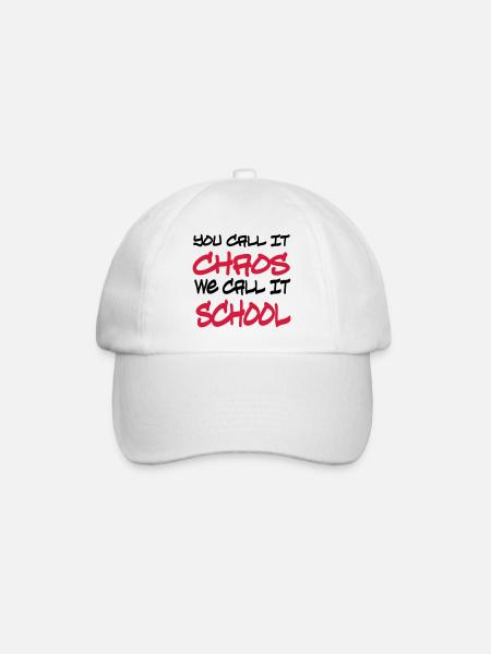 École - Casquette classique - blanc/blanc