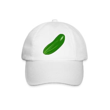 Gurke - Baseballkappe - Weiß/Weiß - Vorne