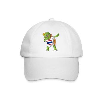 Thaïlande tortue tamponnant - Casquette classique - blanc/blanc - Devant