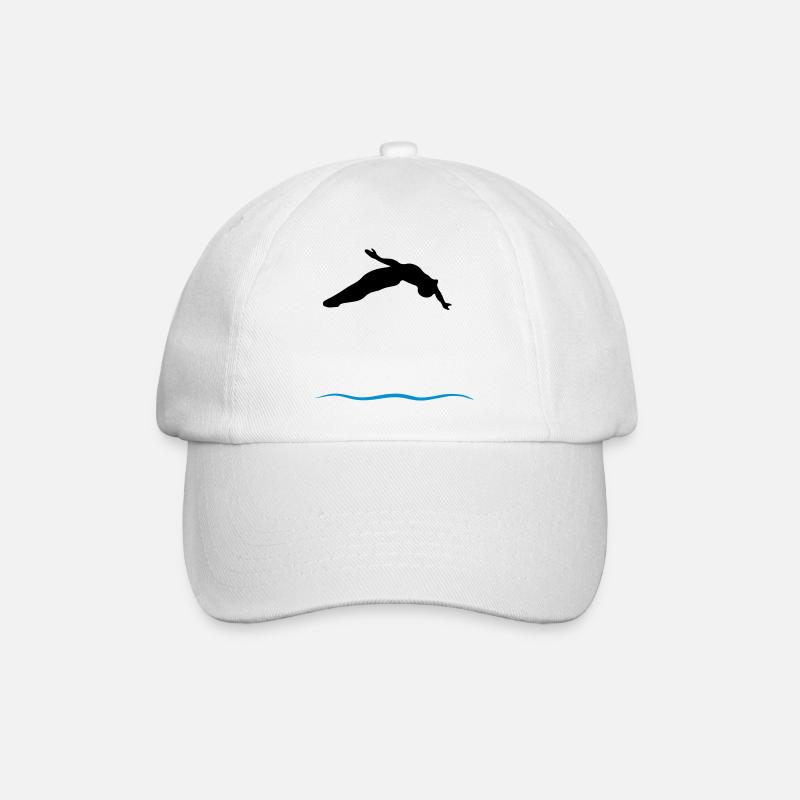 Turmspringer - Baseballkappe - Weiß/Weiß