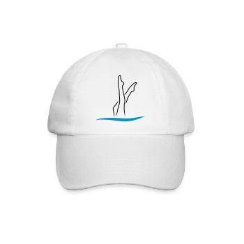 Synchronschwimmen - Baseballkappe - Weiß/Weiß - Vorne