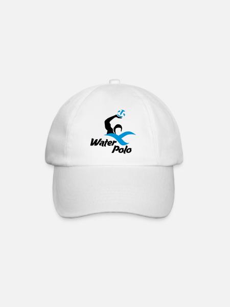 waterpolo - Baseballkappe - Weiß/Weiß