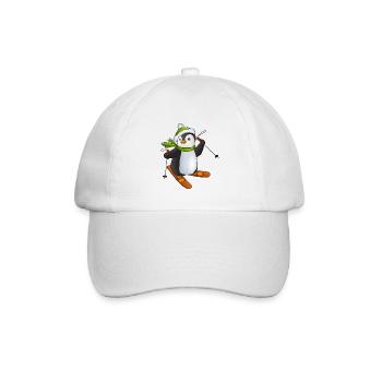 Ski fahren - Baseballkappe - Weiß/Weiß - Vorne