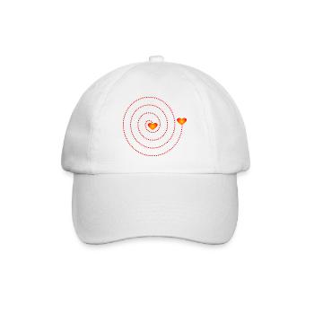 Spiral Hearts - Heart People - Baseball Cap - white/white - Front