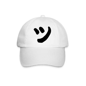 Smily Zeichen Tastatur, Männer Frauen Japan Geek - Baseballkappe - Weiß/Weiß - Vorne